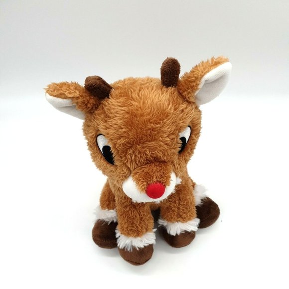 Kohls Cares Rudolph The Red Nosed Reindeer 10" Cartoon Plush Toy Collector Clean - Picture 9 of 11